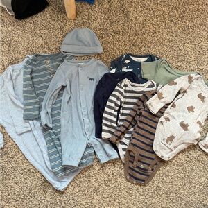 Baby Boy Newborn Clothes Bundle